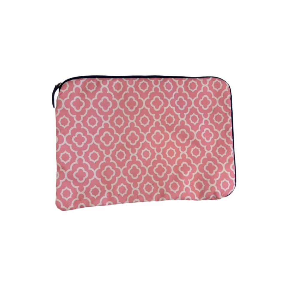 Pottery Barn Kids Pink Geo Wet/Dry Bag Peva vinyl lined Zip Swim